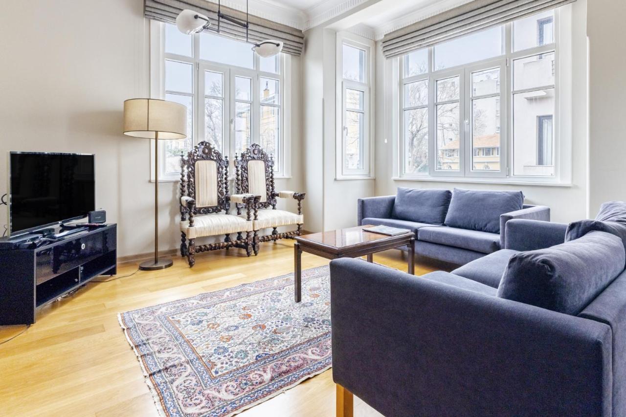 Apartament Flat With Balcony And Bosphorus View In Beyoglu Stambuł Zewnętrze zdjęcie